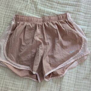 Nike Women's Blush Pink Athletic Running Shorts